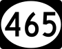 Mississippi Highway 465 marker