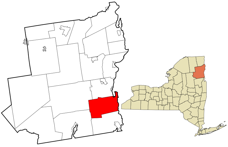 File:Essex County New York incorporated and unincorporated areas Crown Point highlighted.svg