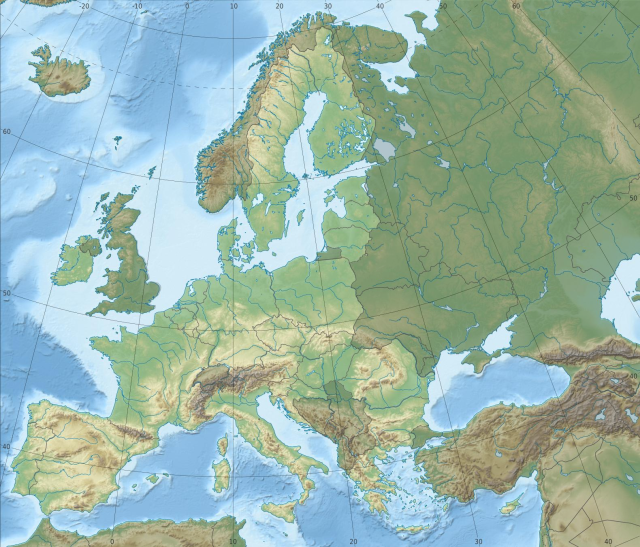 Den europeiske unions byråer is located in Mal:Location map European Union