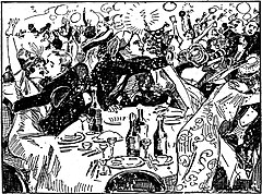 Fanciful sketch by Marguerite Martyn of a New Years Eve celebration.jpg