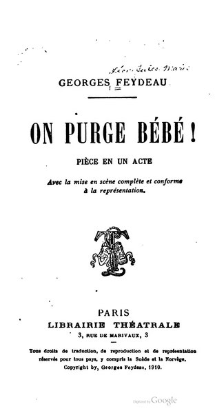 File:Feydeau - On purge bébé !, 1910.djvu