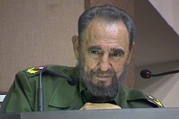 Fidel Castro dans un cadre du film La verdad de frente al mundo.jpg