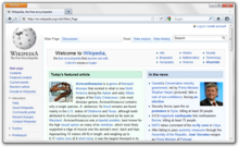 Firefox 4.0 displaying Wikipedia on Windows 7 Firefox 4.png