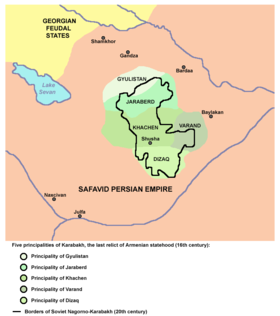 Localização de Principado de Khachen