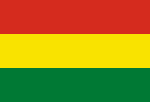 Flagge Boliviens seit 1851