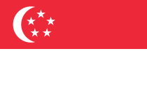 Vlag van  Singapoer