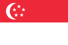 Bendera Singapura Drapeau de Singapour 新加坡 国旗 (Xīnjiāpō guóqí) சிங்கப்பூரி்ன் கொடி
