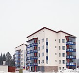 Nybyggda flervåningshus i Siilinjärvi