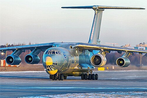 Ilyushin Il-76LL testbed with PD-14 engine prototype (2015)
