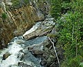 Flume Falls (West Branch of the AuSable River) (Wilmington Flume, Adirondack Mountains, New York State, USA) 9 (19916429229).jpg