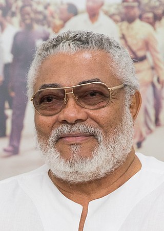 <span class="mw-page-title-main">Jerry Rawlings</span> Leader of Ghana between 1979 and 2001