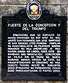 Fuerte De La Concepcion Y Del Triunfo исторически marker.jpg