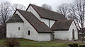 Gökhems kyrka, Västergötland. Dendrokronologisk datering 1077.