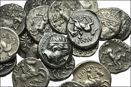 GREEK. Northern Greece. AR 1-5th tetradrachms of the Kings of Macedon, Philip II.jpg