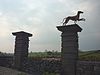 Gatepiers to west of former school, New Hutton.jpg