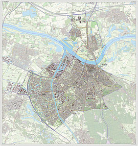 Stadtkarte Nijmegen