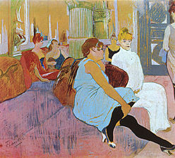 Au Salon de la rue des Moulins (1894), Musée Toulouse-Lautrec