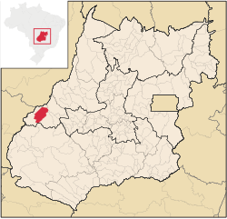 Localização de Bom Jardim de Goiás em Goiás