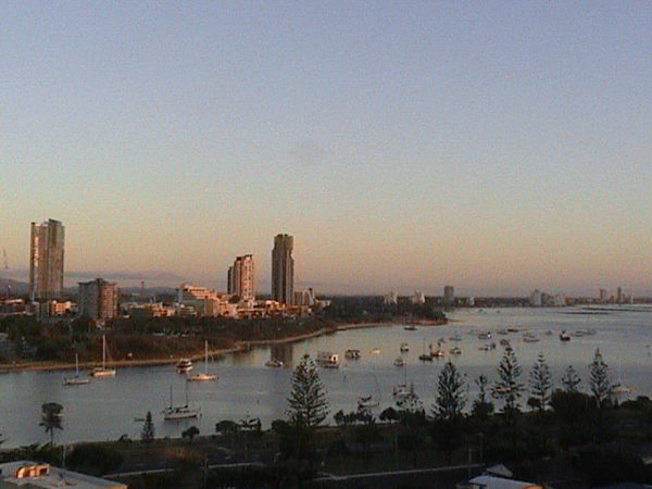 View north to Southport and Gold Coast Broadwater, 2007