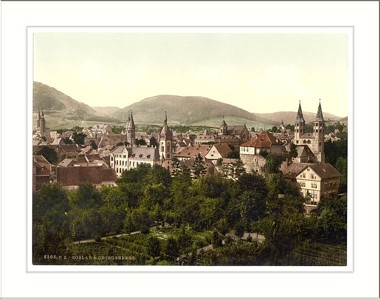 File:Goslar and Georgenberg Hartz Germany.jpg