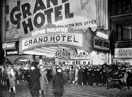 New York City opening of Grand Hotel at the Astor Theatre (April 12, 1932)