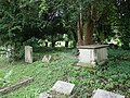 Graves to the north of the Church of Saint Martin in Chelsfield. [1,176]