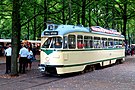 PCC-tram in Den Haag, bouwjaar 1963.