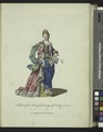 Habit of the Princess Dowager of Conty in 1700. La Princesse de Conty Douairiere (NYPL b14140320-1638143).tiff