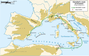 Route d'invasion d'Hannibal-en.svg