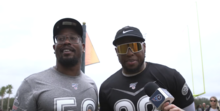 Henry alongside Von Miller at the 2020 Pro Bowl Henry and Miller.png