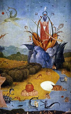 Hieronymus Bosch, The Garden of Earthly Delights tryptich, centre panel - detail 1.JPG