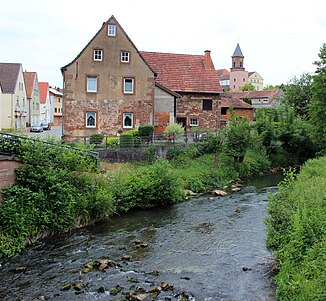 The swallow in Hornbach, Rhineland-Palatinate, Germany