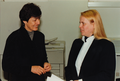 Hortense von Gelmini (r.) mit Dr. Siliva Berk (l.) 1994.png