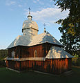 English: Church in Hoszowczyk. Polski: Kościół we wsi Hoszowczyk.