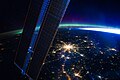 تصویر کلانشهر مسکو از فضا منتشر شده توسط ایستگاه فضایی بین‌المللی