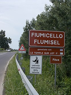 Skyline of Fiumicello