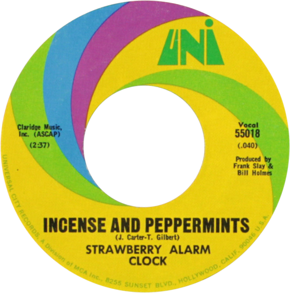 File:Incense and peppermints by strawberry alarm clock US single side-A.png