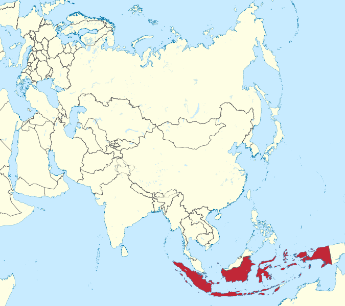 File Indonesia  in Asia  mini map  rivers svg Wikimedia 