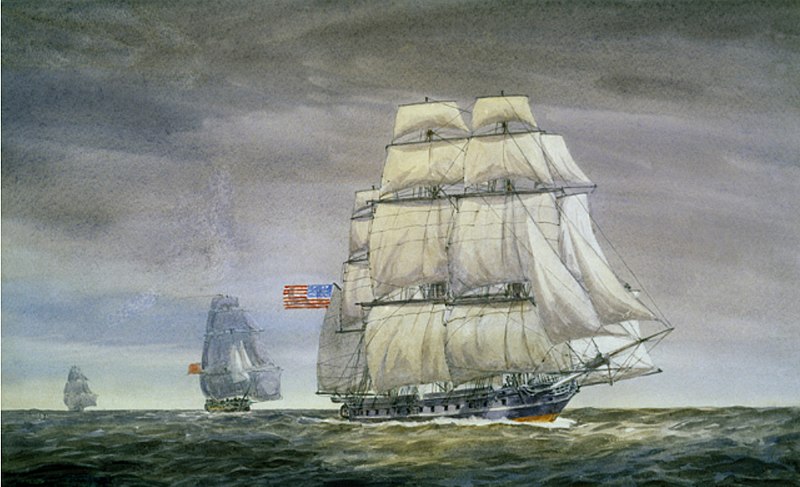 File:Irwin John Bevan - The Escape of the Adams, 10th July 1814.jpg