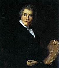 David nel 1824, ritratto da Jérôme-Martin Langlois