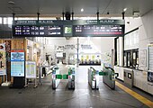 新幹線改札口（2021年10月）