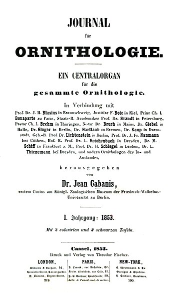 Journal of Ornithology