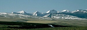 The Jarbidge Range from the O'Neil Basin of Salmon Falls Creek