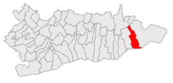 Location of Jegălia, Călăraşi