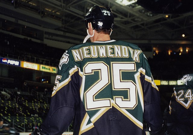 Joe Nieuwendyk helped the Stars win their first Stanley Cup in 1999. Nieuwendyk was awarded the Conn Smythe Trophy for that year's playoffs.