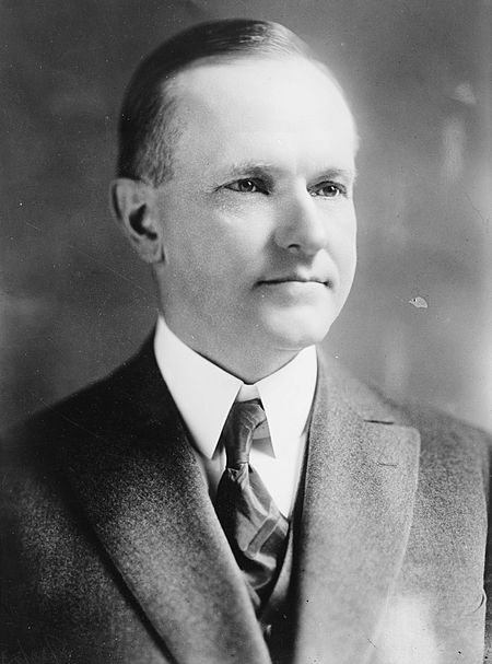 John Calvin Coolidge, Bain bw photo portrait.jpg