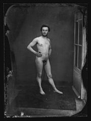 Joseph Delmas en costume d’Adam. Atelier Vidal. 1861 ou 1862 - 51Fi91 - Fonds Trutat.jpg