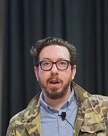 Topolsky at South by Southwest in 2017