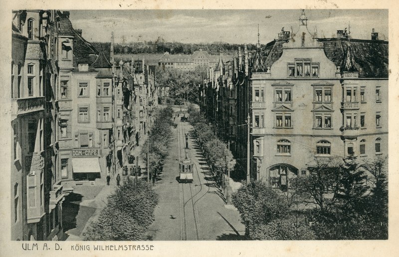File:König-Wilhelm-Straße Ulm Anfang 20 Jahrh.tif