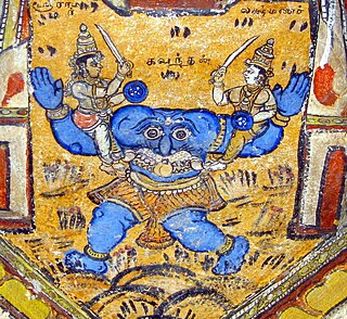 <span class="mw-page-title-main">Kabandha</span> Demon in Hindu mythology